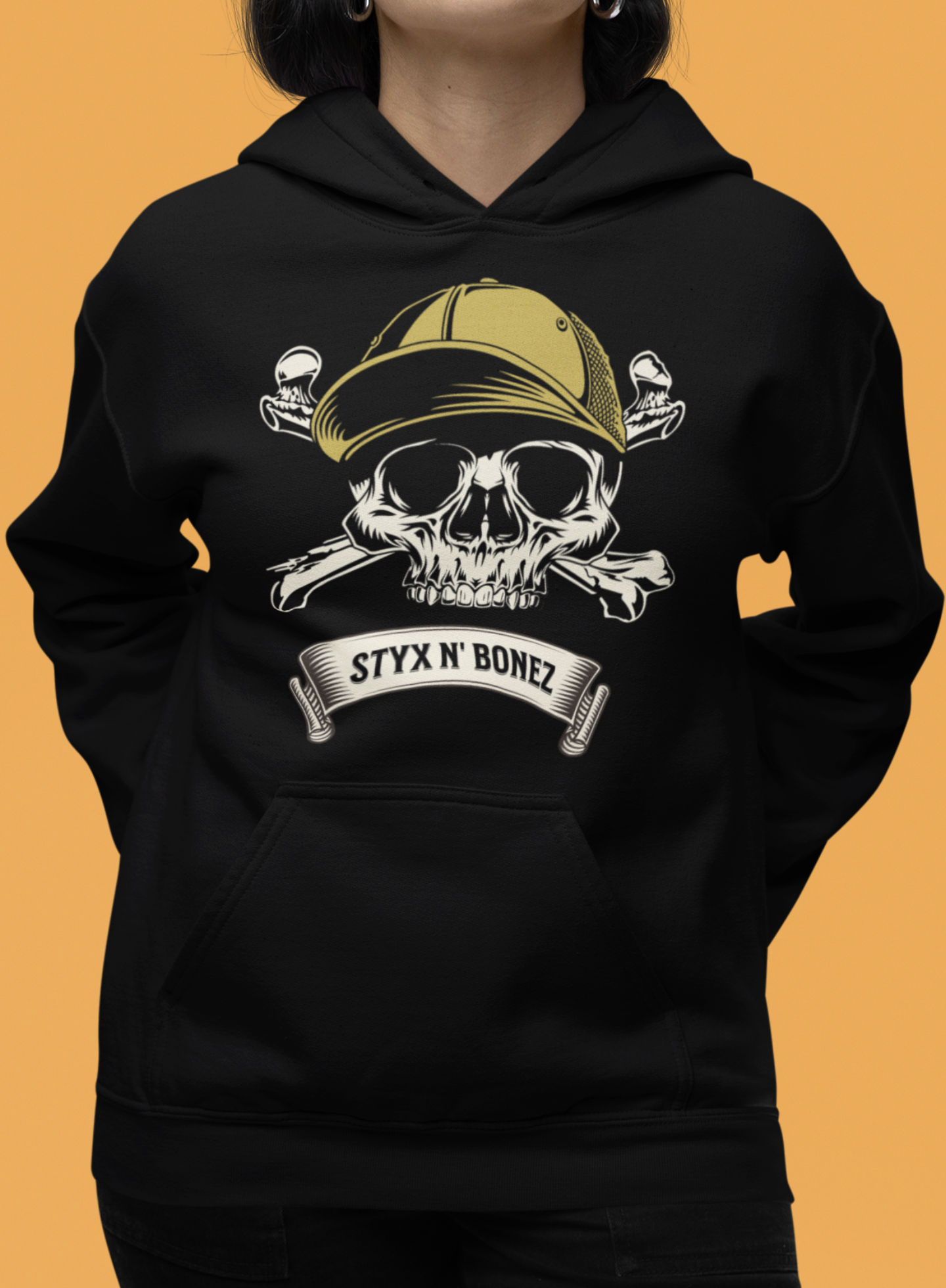 Styx n Bonez Skull Hoodie