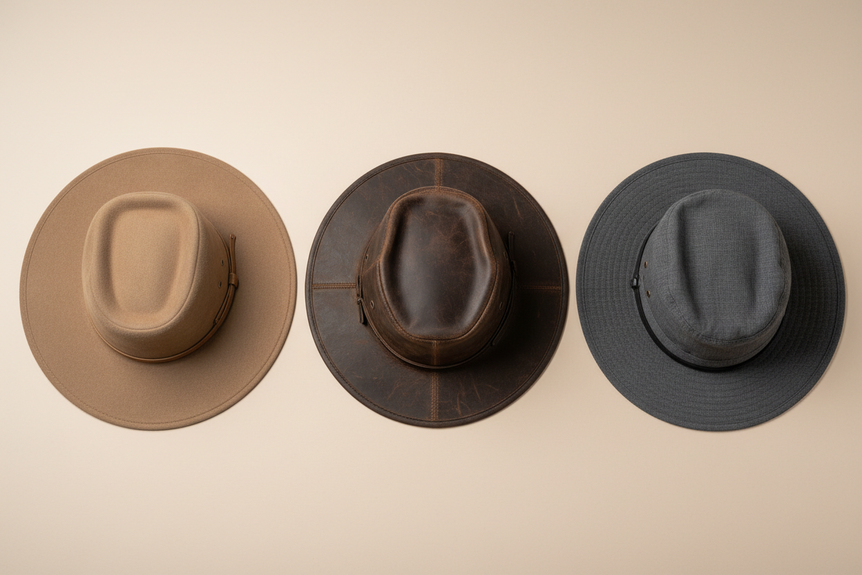 Remove salt rings from specialty hats: suede, leather, technical